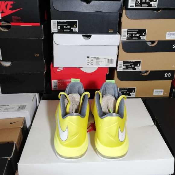 "RARE" NIKE AIR LEBRON JAMES 10 "SONIC" MEN'S SZ7.5➡️WOMEN'S SZ9 BRAND NEW - Picture 5 of 13
